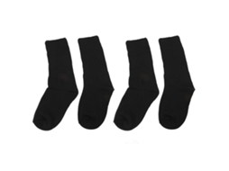 2 Pares De Meias Elásticas Suaves Com Amplo Estiramento Para Todos