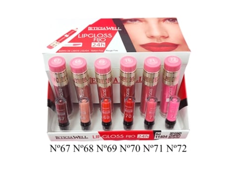 Brilho Labial Fixo 24h. Letícia Well Leticia Well