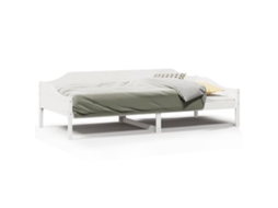 Bed Frame, Bed Frames Vidaxl Branco Madeira De Pinho (90 X 190 Cm)