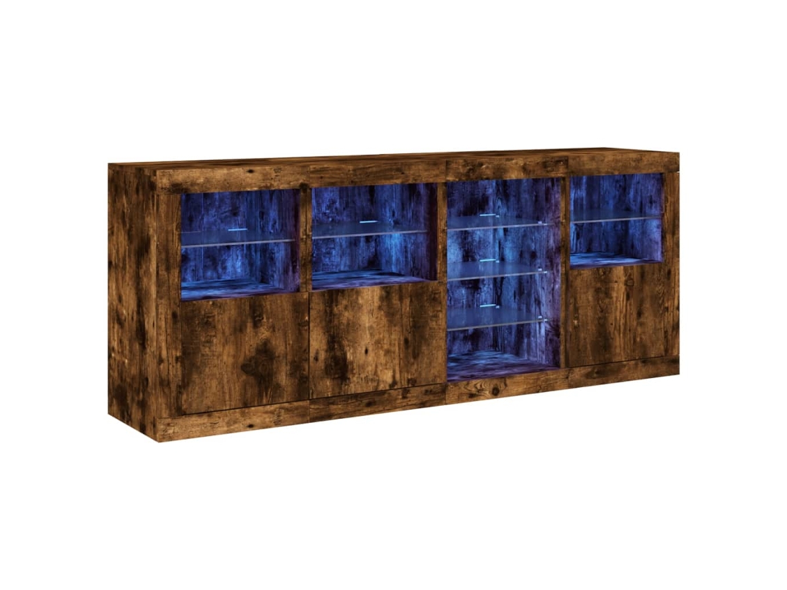 Sideboard, Sideboards Vidaxl Marrom Madeira Processada (n/a)