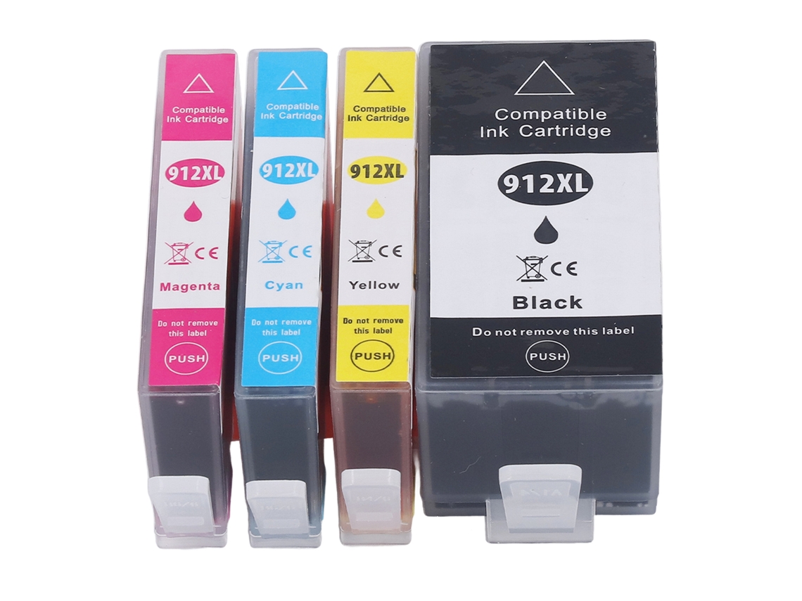 Cartucho de Tinta para Impressora Bk C M Y Compatível com Officejet 8010 e Officejet Pro 8020 Série
