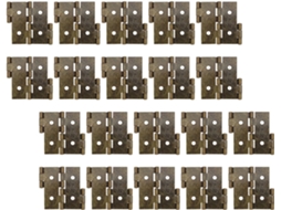 Iplusmile 20 Peças Dobradiças De Estilo Vintage Para Porta Dupla Dobrável, 54x47mm, Ferragens Antigas Para Portas De