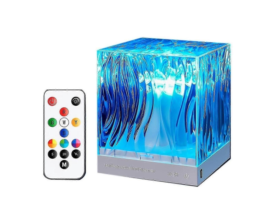 Projetor de Aurora Boreal com 16 Cores, Iluminação Ambiente com Efeito Galáxia e Controle Remoto Temporizador BRILVIBERA