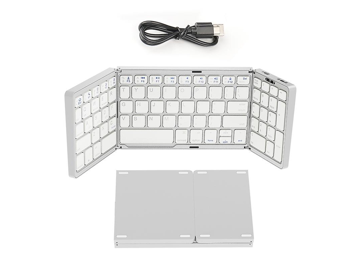 Teclado Sem Fio Dobrável Com Touchpad/teclado Numérico Bluetooth Teclado Dobrável Recarregável Ly Ebike