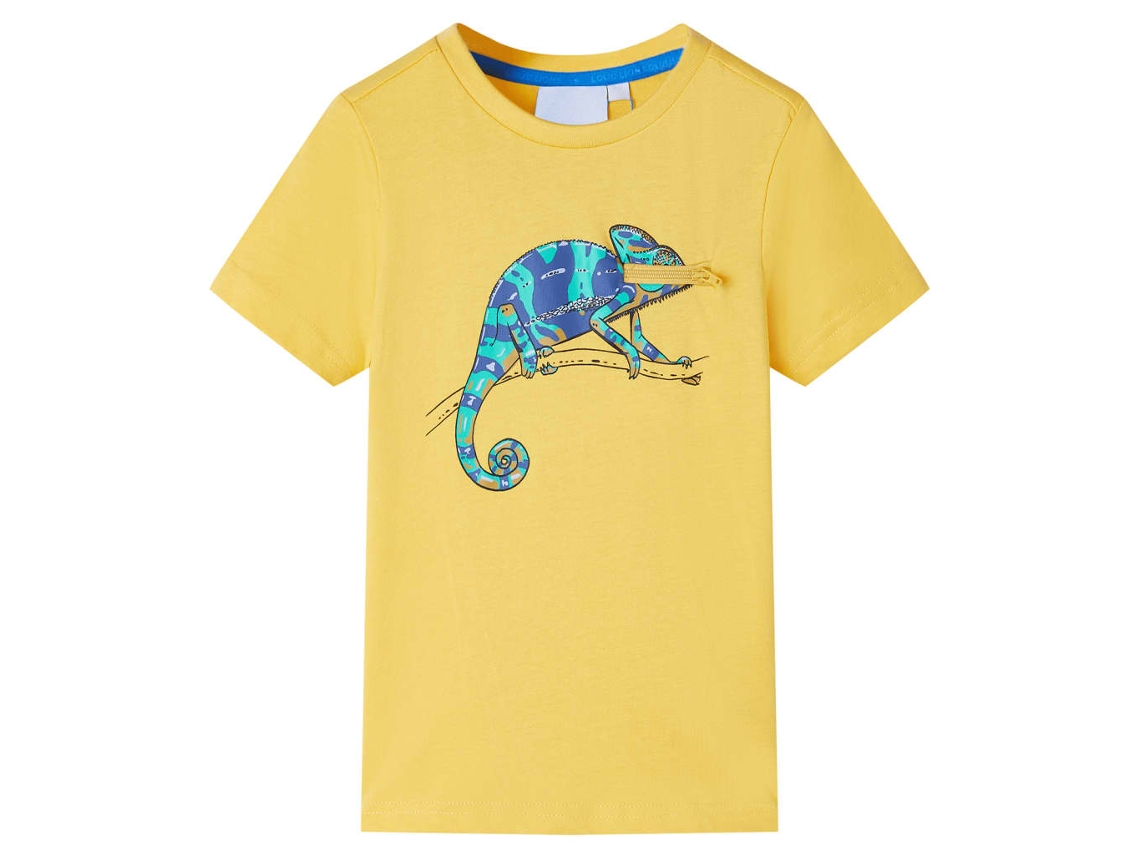 T-shirt De Manga Curta Para Criança Ocre-claro 104