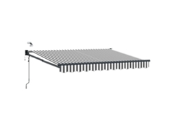 Conjunto 1 Toldo Elétrico Vidaxl Antracite Poliéster (3,5 X 2 M)