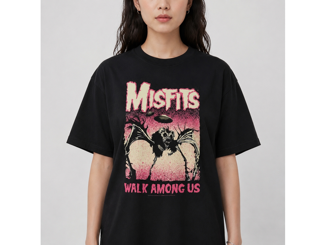 Misfits Bat Rat Spider T-shirt Unisex Adults Size:xxl