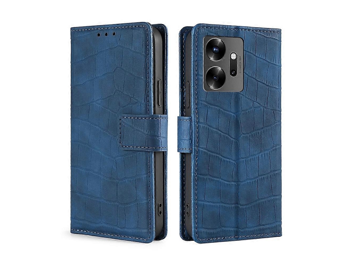 Capa De Celular Em Couro Com Fecho Magnético E Textura De Crocodilo Para Infinix Zero 20