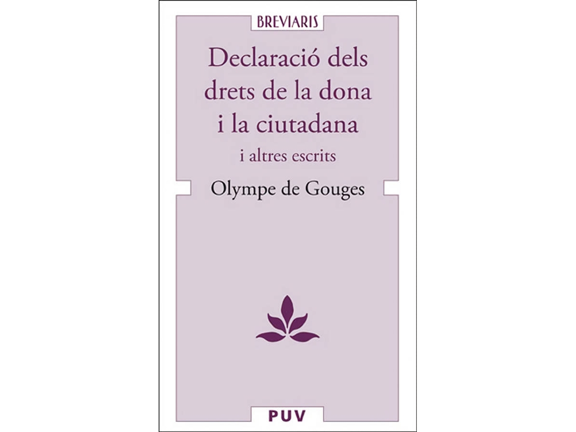 Livro Declaració Dels Drets De La Dona I La Ciutadana de Olympe de Gouges