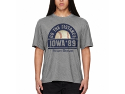 Rockinstone Field Of Dreams Go The Distance Heather Graphite Adult T-shirt Size:l