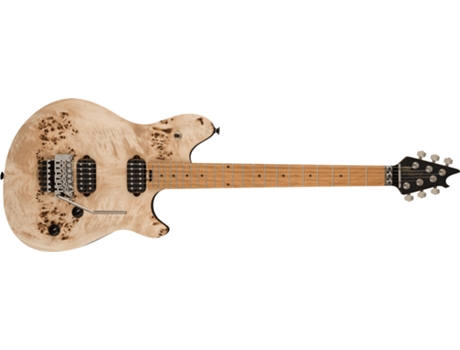 Evh Wolfgang Wg Standard Exotic Poplar Burl Baked Maple Fingerboard Natural