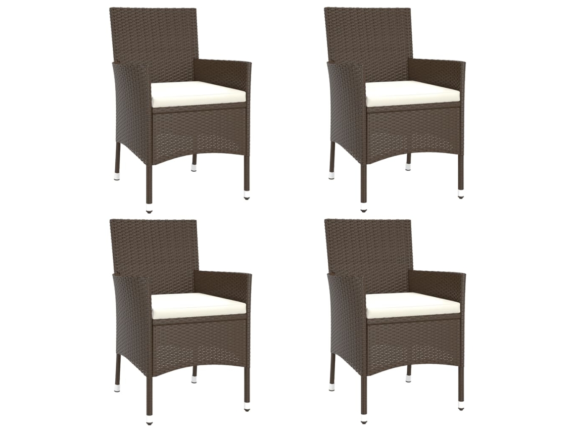 Garden Chair, Garden Chairs Vidaxl Marrom Rattan / Vime (n/a)