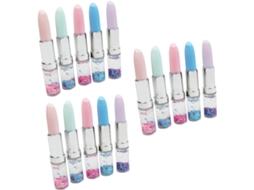 Conjunto De 3 Canetas Gel Criativas Em Formato Batom, Neutras Com