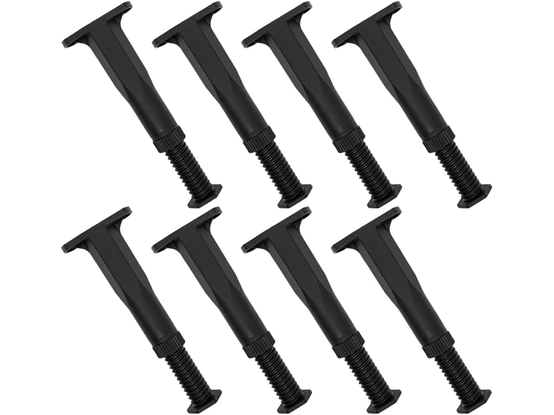 Doitool Conjunto De 8 Pés Suporte Ajustáveis Para Móveis, Pés De Cama Telescópicos Resistentes