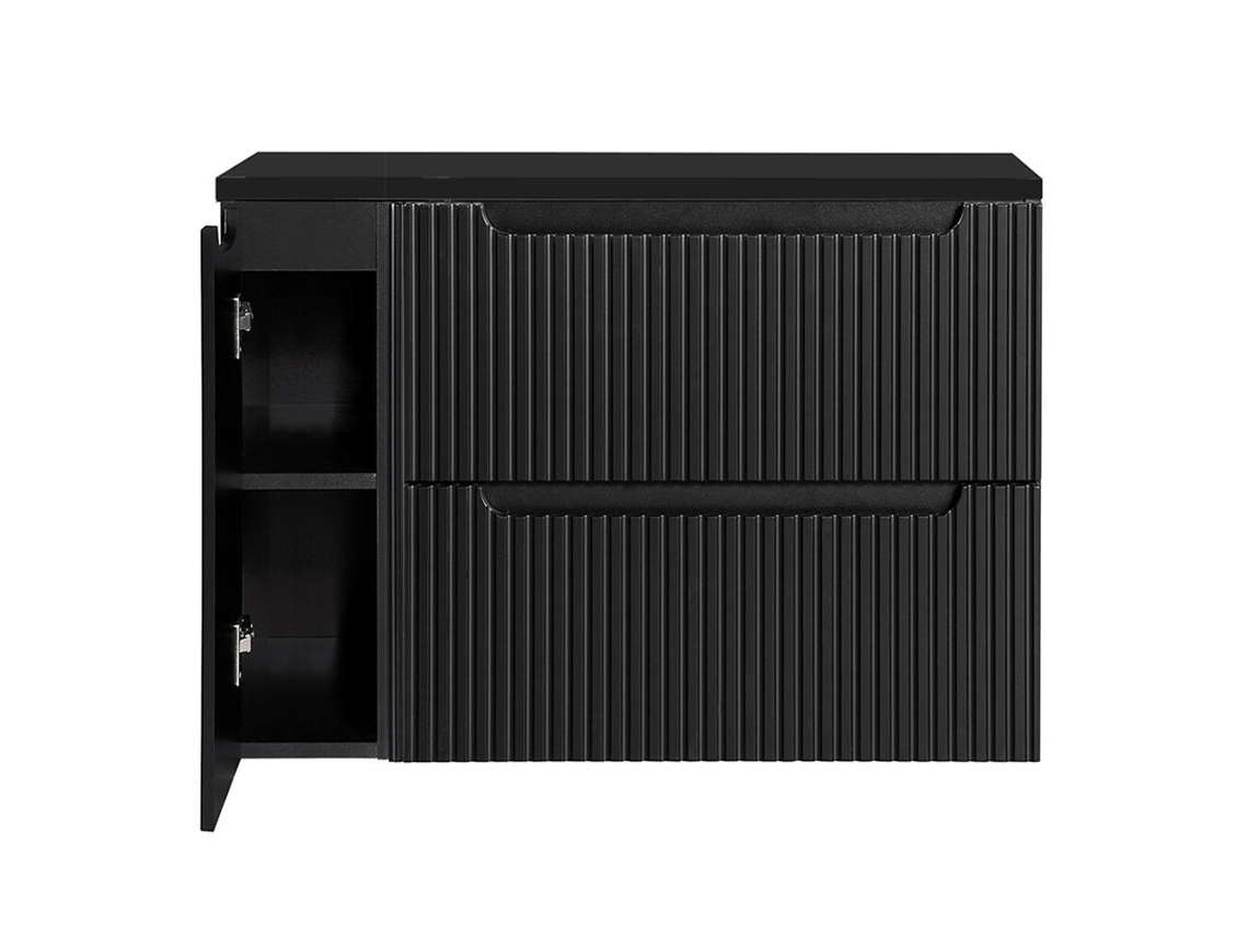 Móvel de casa de banho para lavatório Newport 100x60x40 cm - Preto