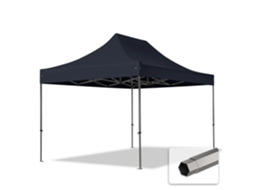 Tenda Dobrável 3x4,5m, Aço Premium De 40 Mm, Preta