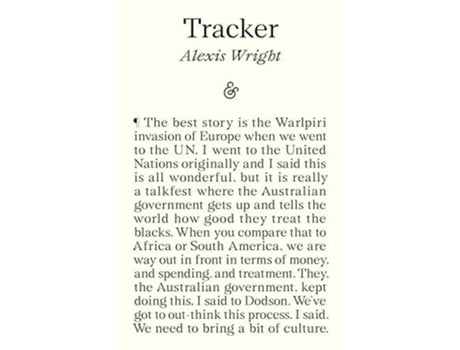 Livro Tracker de Wright e Alexis (Inglês)