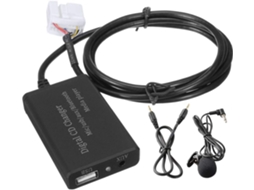 Adaptador Aux com Interface para Chamadas em Carros, Compatível com Bluetooth para Reprodução de Música. SFUSHOS
