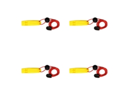 Apito De Emergência Portátil Com Alça De Pescoço Ajustável Para Natação, Caminhada E Sinalização De Segurança. Som Alto E Potente Na Cor Amarela.