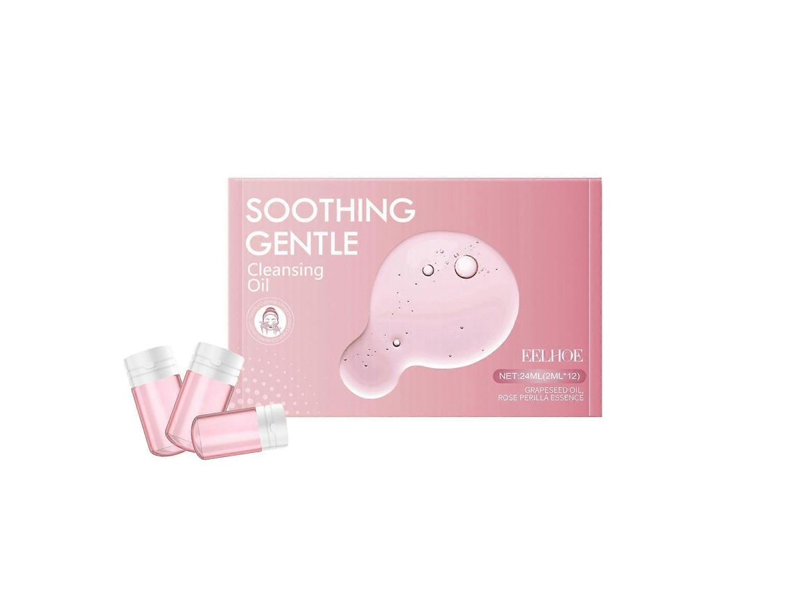 Kit Com 3 Óleos De Limpeza Suave Para Rosto, Olhos E Lábios - Suave E Calmante, Pode Ser Usado Em Peles Claras E Não Claras