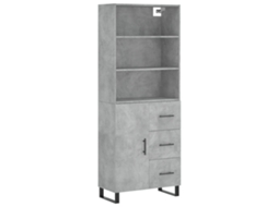 Highboard, Highboards Vidaxl Cinzeto Madeira Processada (n/a)
