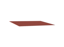 Conjunto 1 Tecido De Toldos Vidaxl Laranja Lona (350 X 200 Cm)