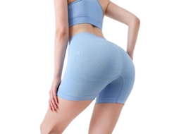 Shorts esportivos de cintura alta e modelagem slim, modelo 2026, com suporte para os ombros, macios e confortáveis para treinos ao ar livre.