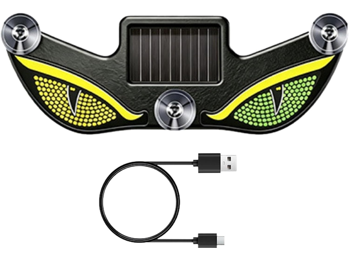 Olhos De Led Para Carros, Sinal De Advertência Led Dinâmico Alimentado Por