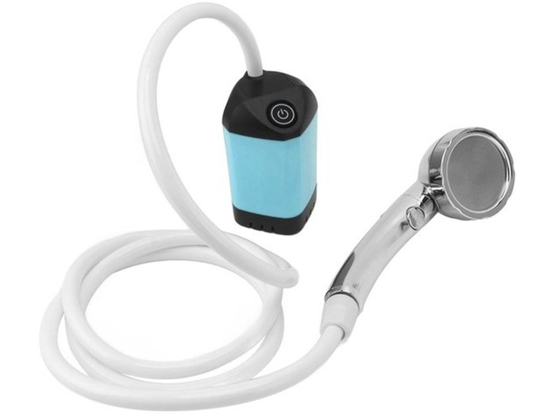 Douche Portátil - Douche De Camping - Oplaçável E Portátil - Carregável Por Bateria - Azul - Versões Ajustáveis - Apropriado Para Acampar E Viajar