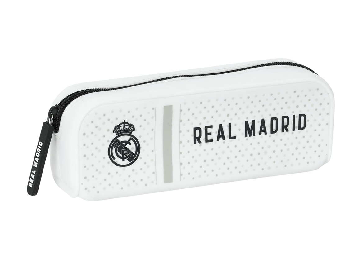 Bolsa de transporte quadrada de silicone Real Madrid 1st Equip. 24/25 18,5 x 7,5 x 5,5 cm. SAFTA