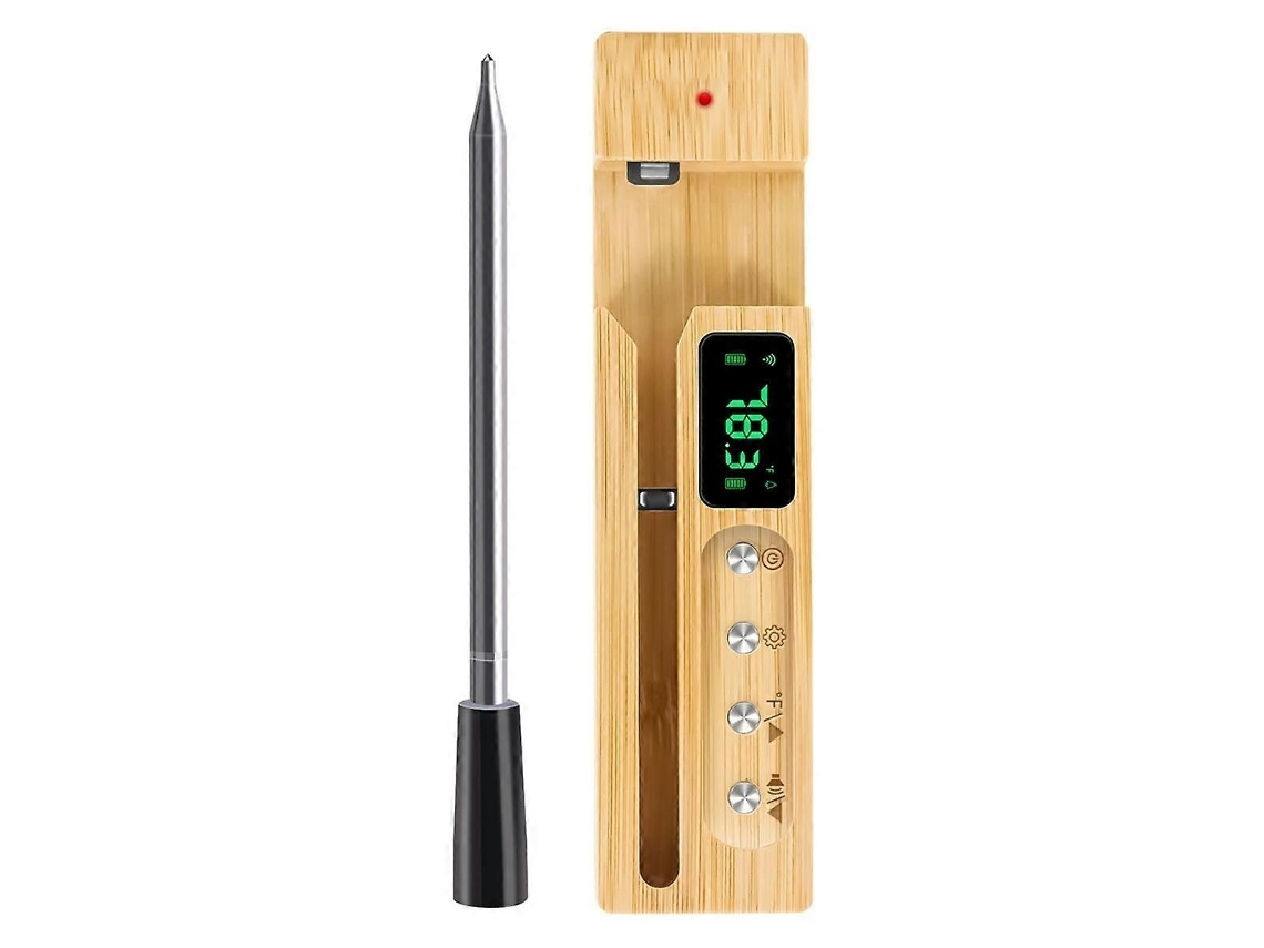 Termómetro Digital Sem Fio Lurelia Para Carne, Bluetooth Para Churrasco E Forno, Impermeável Ip68