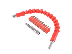 Conjunto De Eixos Extensores Flexíveis Com Magnetismo Para Parafusadeira Laxiscreed