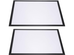 Conjunto 2 Molduras Magnéticas Adesivas Plástico Fotos Pinturas Moldura Criativa Magnética Decoração Parede GOKOCO
