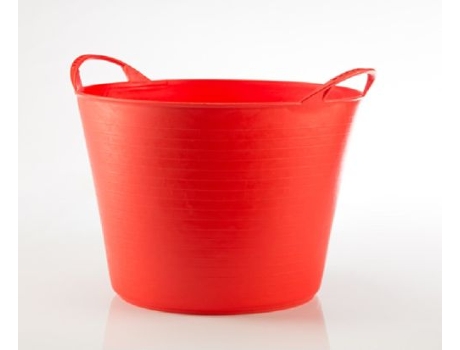 Cesto de Plástico para Jardim 26L. Vermelho Cap26Red PLASVIDAVI