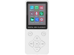 Reprodutor de MP3/MP4 de 128 GB com tela, Bluetooth 5.0, 128 GB de armazenamento, alto-falante, áudio sem perdas, ideal para idosos.