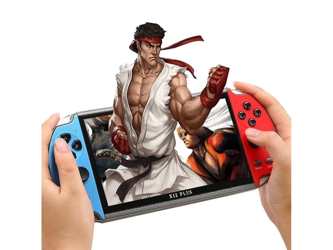 Console de Jogos Portátil Retrô X12 Plus com 7 Polegadas GOKOCO