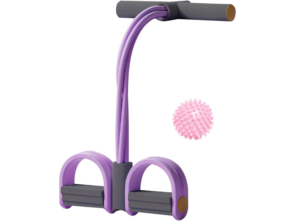 Faixa Elástica De Resistência Com Pedal E Alça, Confortável, Antiderrapante Portátil | Corda Tensão Para