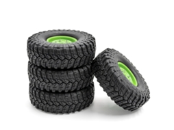 Pneus E Rodas De Reposição Para Carros Rc 1/10 Traxxas Trx-4 Axial Scx10 90046 90047 Cc10