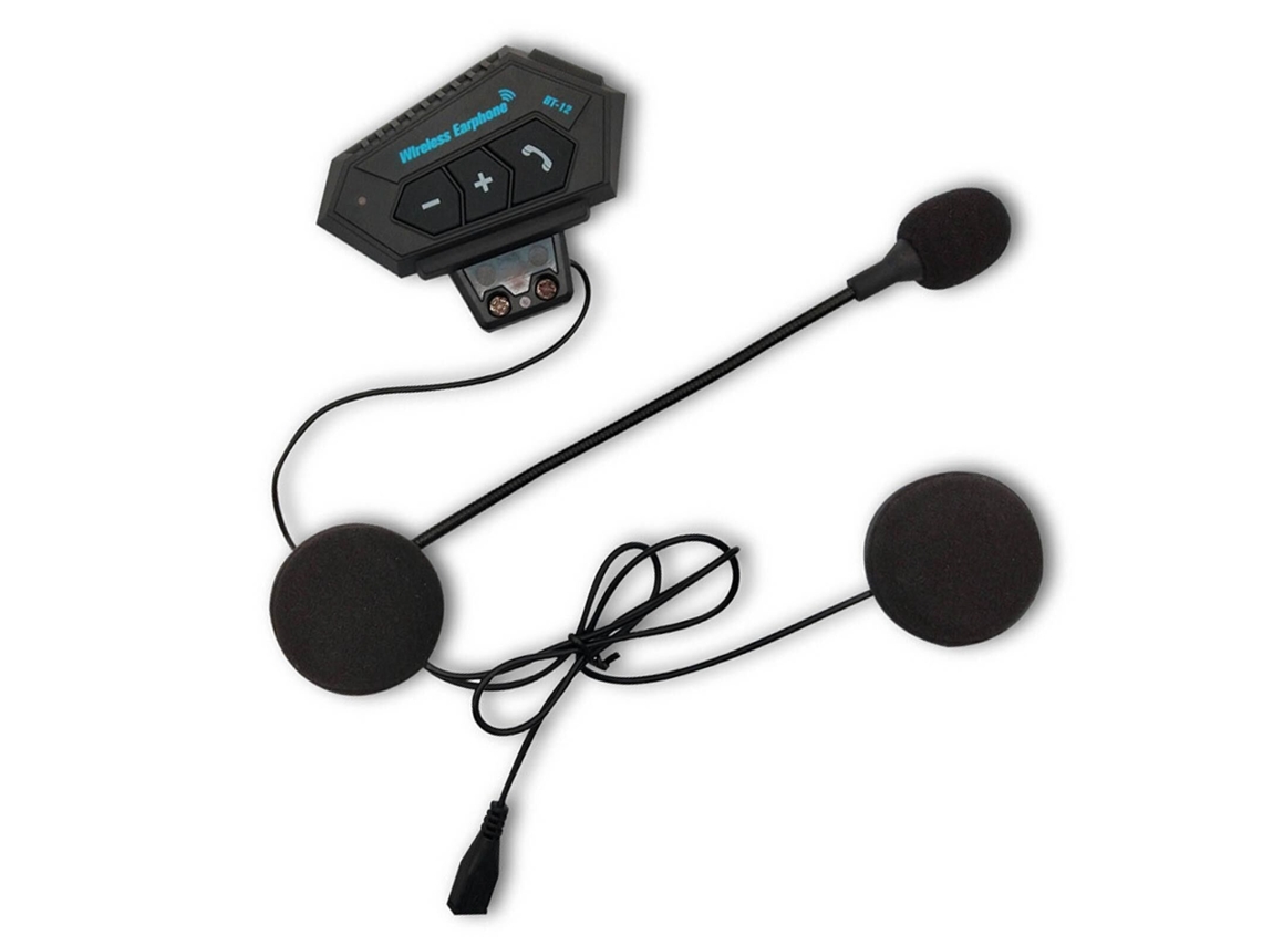 Capacete De Motocicleta Fone De Ouvido Bluetooth Sem Fio Alto-falante Viva-voz Fone De Ouvido SUNNY SPACES