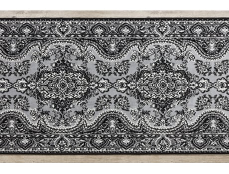 Passadeira Bcf Morad Wiosna Roseta Cinzento 90 cm