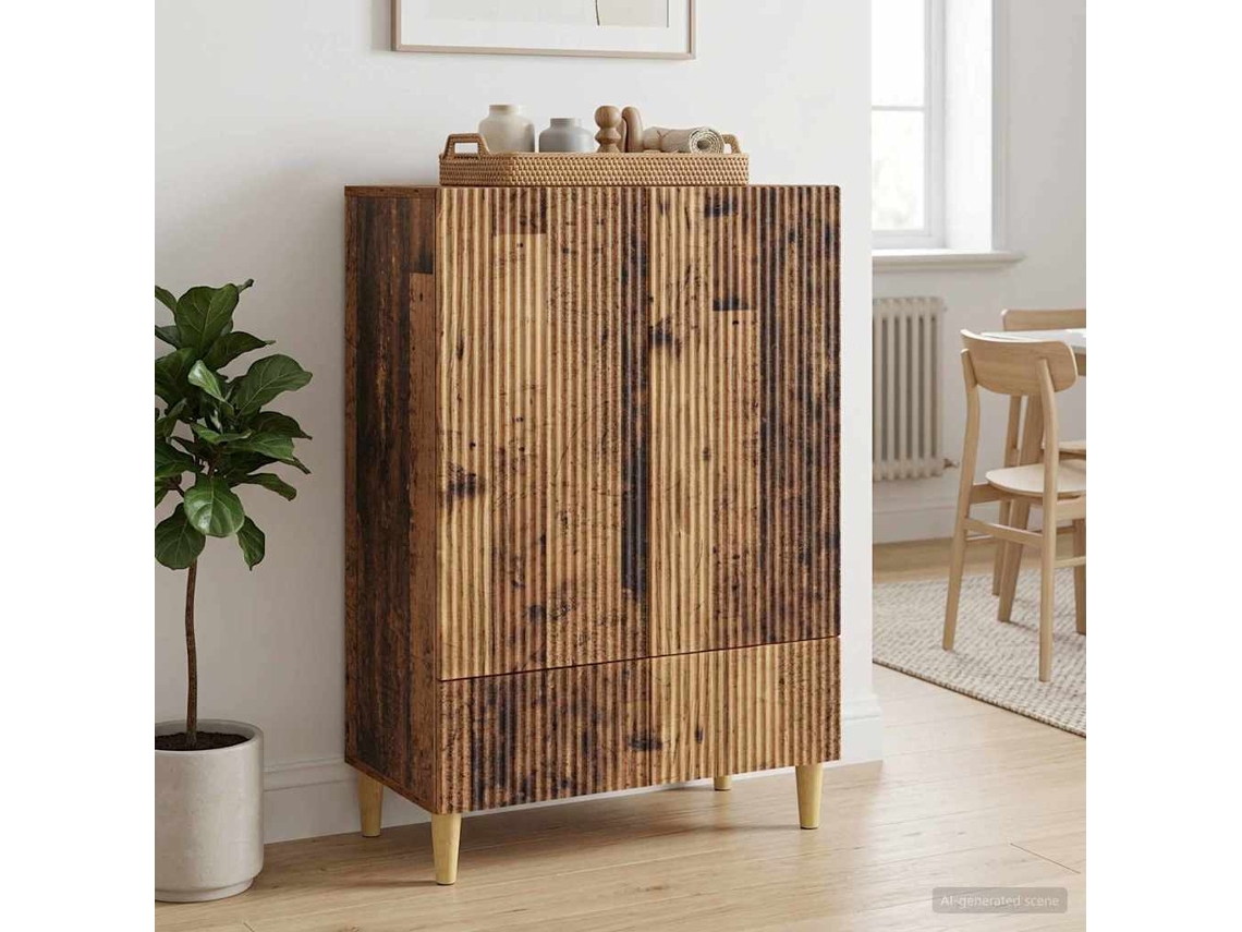Vidaxl Buffet Madeira Antiga 66 X 34,5 X 95 Cm Derivados De Madeira