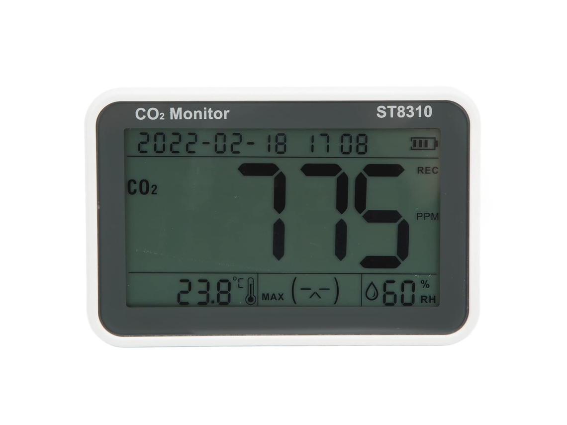 Monitor De Qualidade Do Ar, Detector De Dióxido De Carbono Lcd