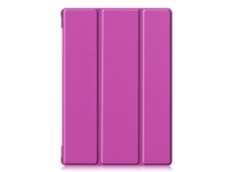 Capa Tri Fold para Lenovo Lenovo M10 Fhd Rel X605fc/lc Tab5 Te710kaw Flliberté Roxo1