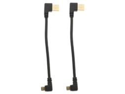 Cabo Micro Usb De 90 Graus, Conector Macho Para Macho, 50 Cm