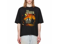 Rockinstone Amityville Horror Movie Amityville House Black Adult T-shirt Size:l