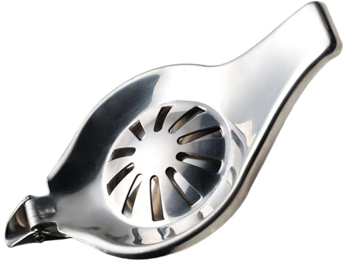 Espremedor De Limo Manual Pequeno Para Frutas Ctricas Cidas, Em Ao Inoxidvel, Prateado. Vayotoy