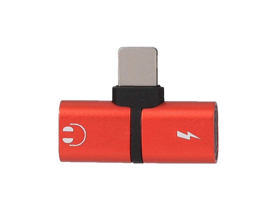 Adaptador 2 em 1 Lightning para Carregamento e Áudio no Iphone. EOOCOO