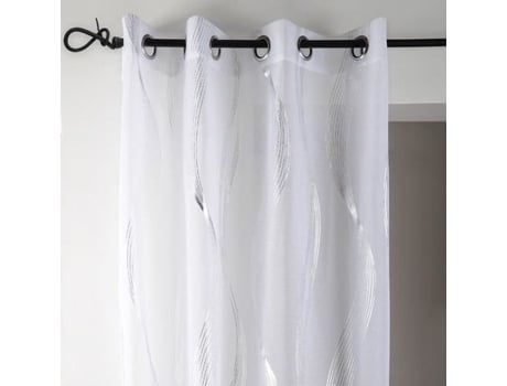 Cortina Transparente 135 X H240 Cm Essaouira Branco EMINZA