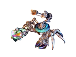 Série Subaquática Steampunk, Modelo Metálico 3d Puzzle, Brinquedo Adulto Criativo Para Descompressão E Presente. Viewleaf