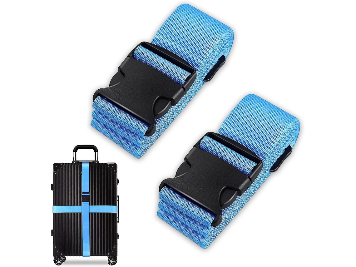 Alças de bagagem ajustáveis Slowmoose com liberação rápida para transporte otimizado de bagagem.